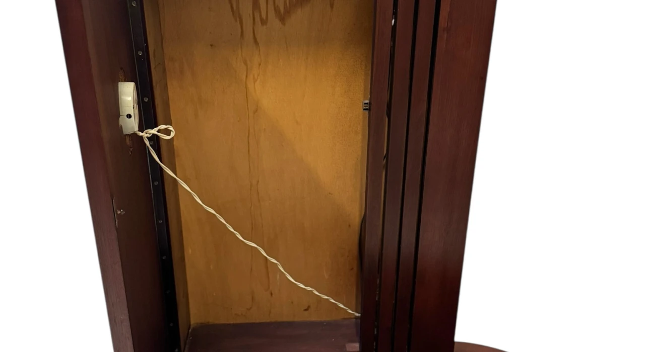 Art Deco Cabinet or Dry Bar with Clock, 1930s